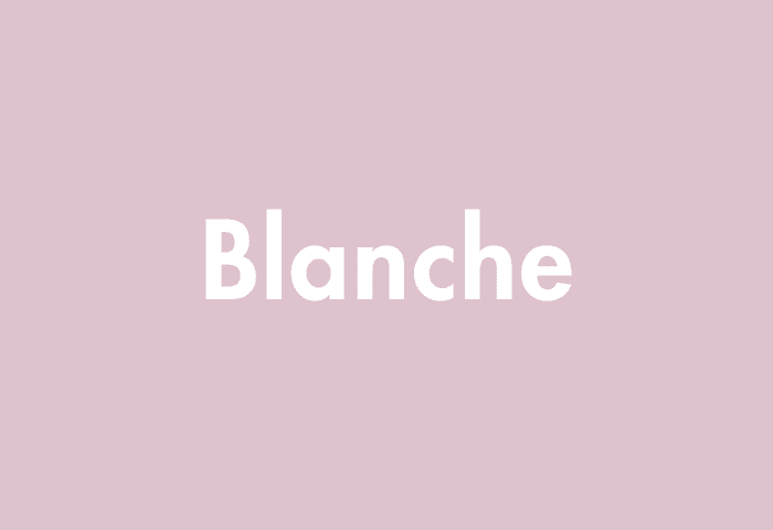 Blanche meaning
