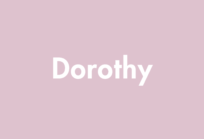 Dorothy meaning