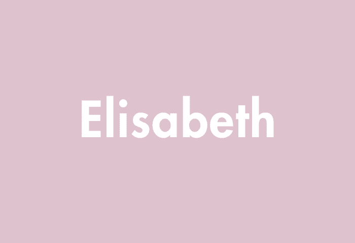 Elisabeth meaning