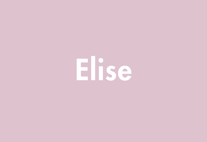 Elise meaning