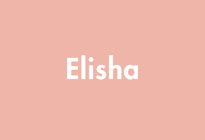 Elisha meaning