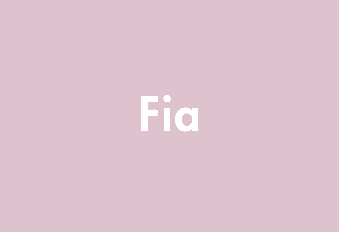 Fia meaning