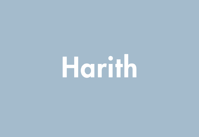 Harith meaning