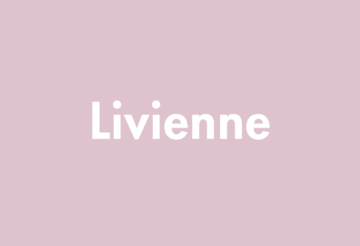 Livienne meaning