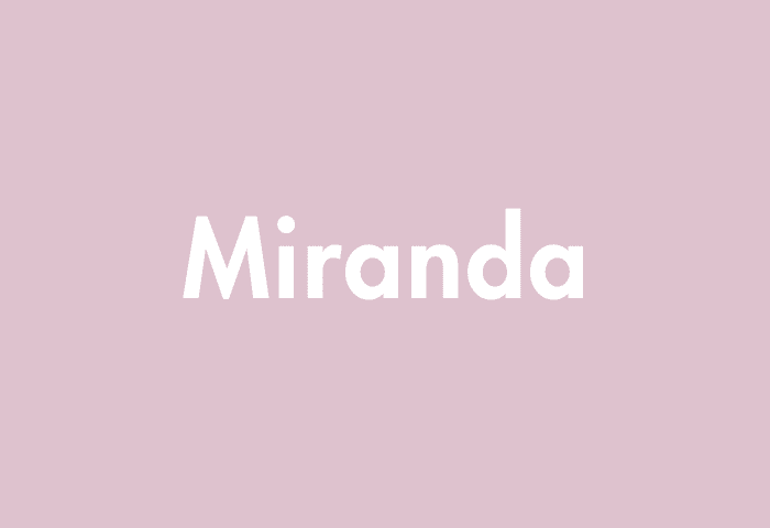 Miranda meaning
