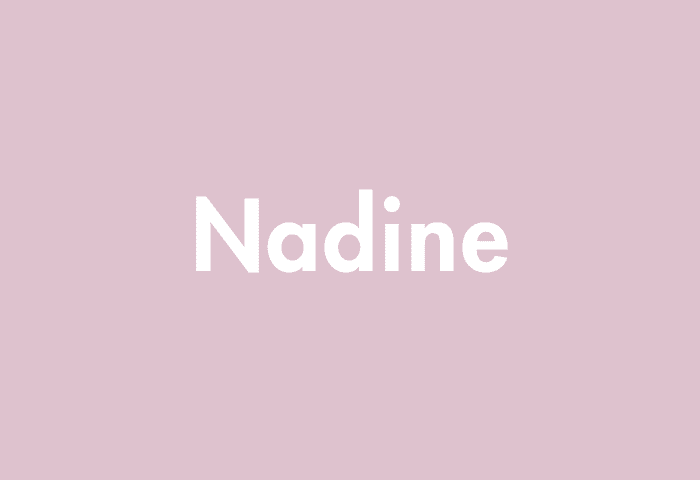 Nadine meaning