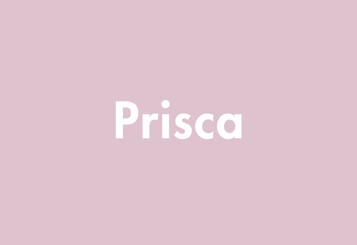 Prisca meaning