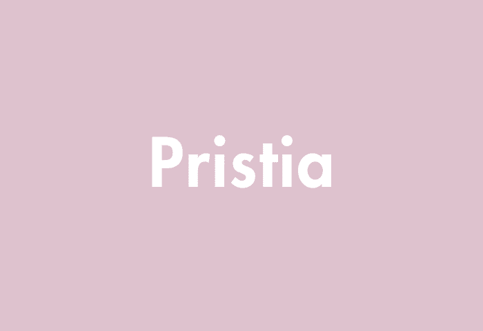 Pristia meaning