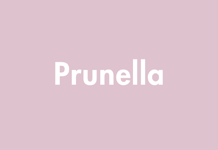 Prunella meaning