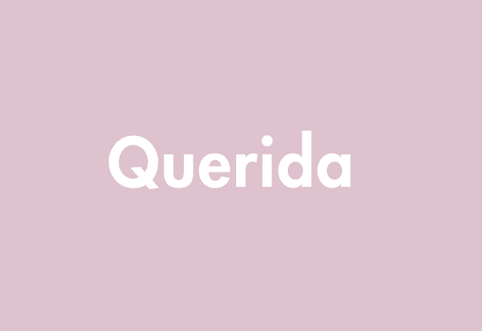 Querida meaning