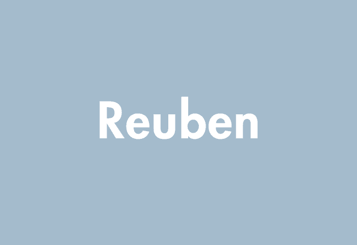 Reuben meaning