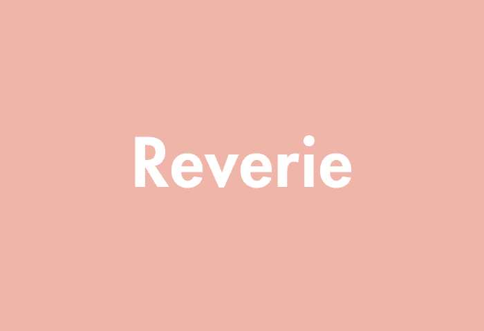 Reverie meaning