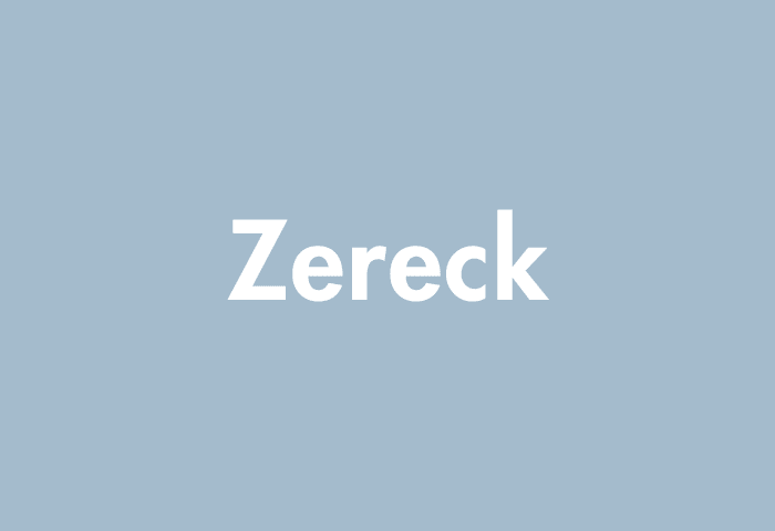 Zereck meaning