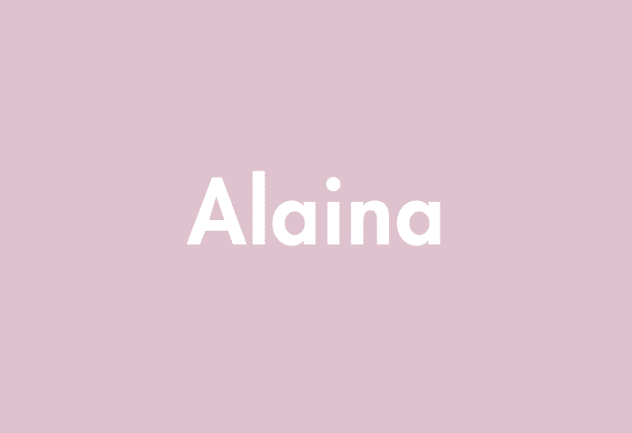 Alaina meaning
