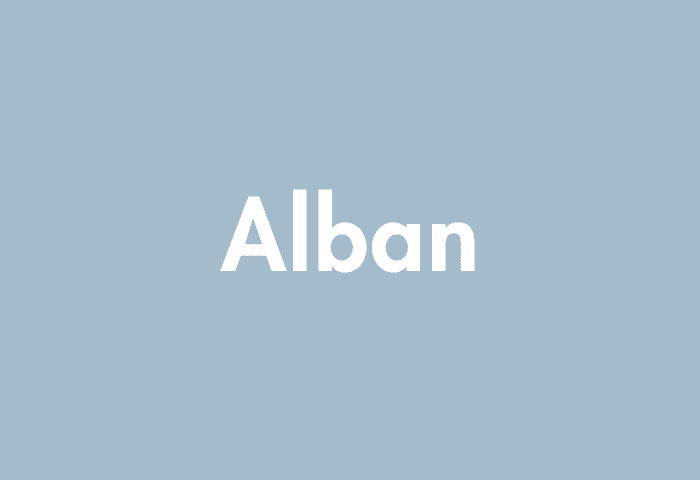 Alban meaning