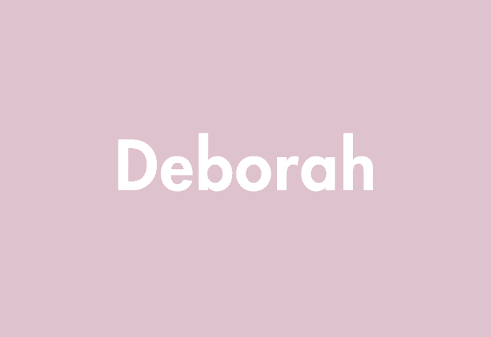 Deborah meaning