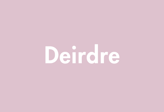 Deirdre meaning