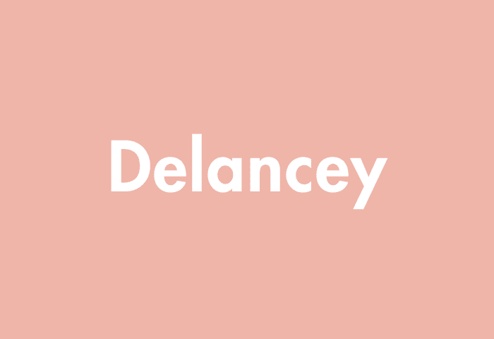 Delancey meaning