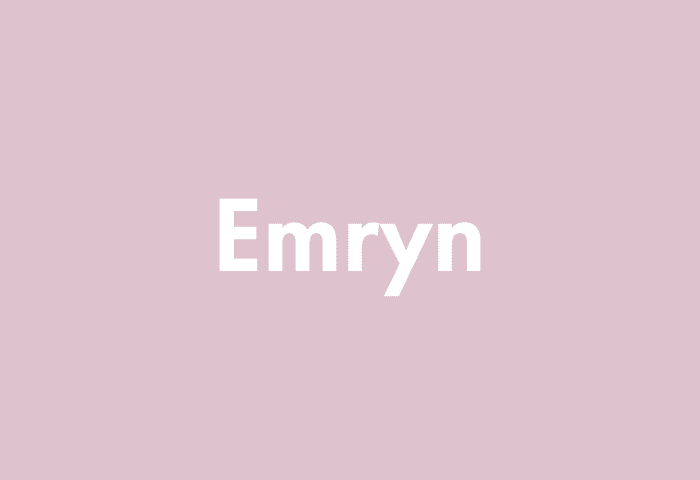 Emryn meaning