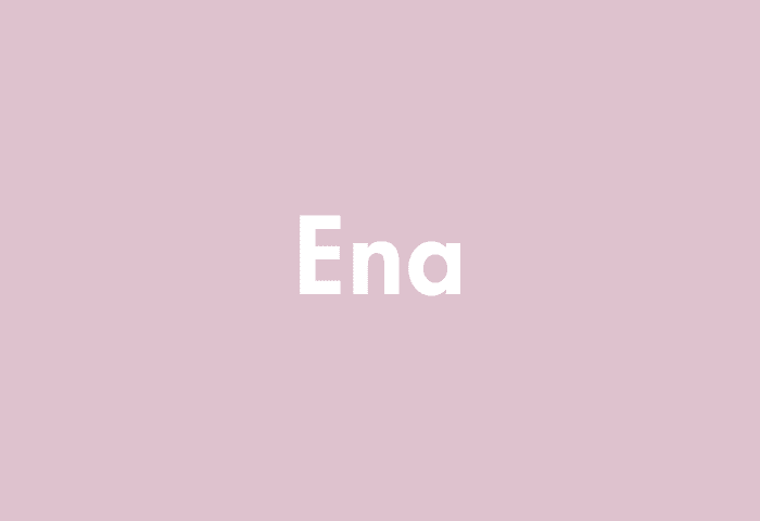 Ena meaning