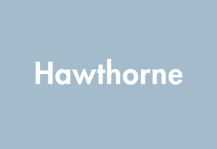 Hawthorne meaning