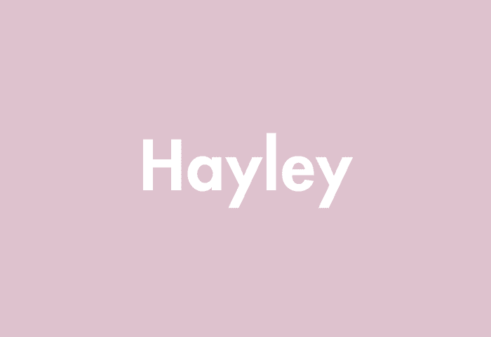 Hayley meaning