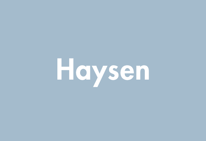 Haysen meaning