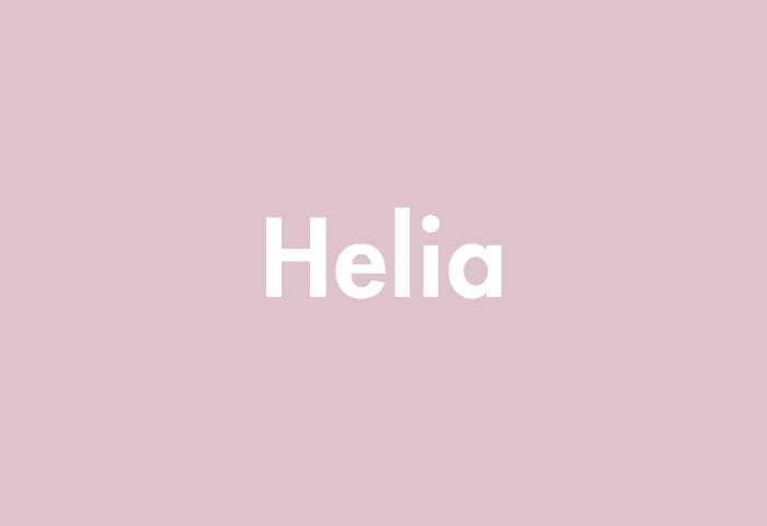 Helia meaning