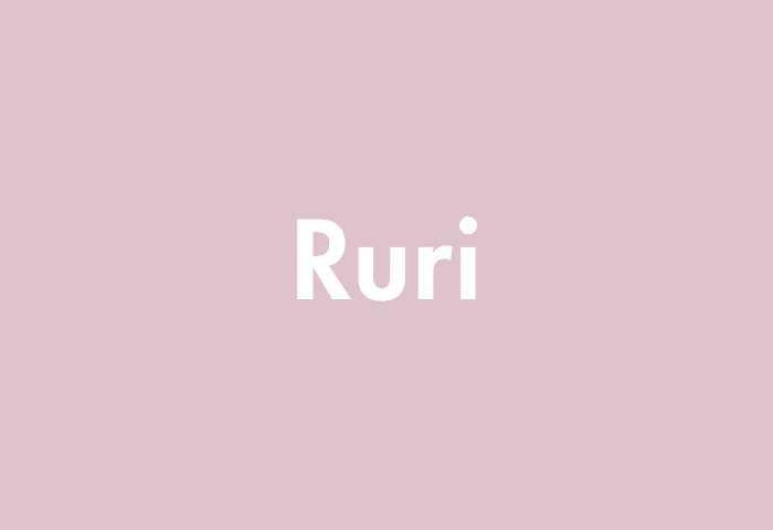 Ruri meaning