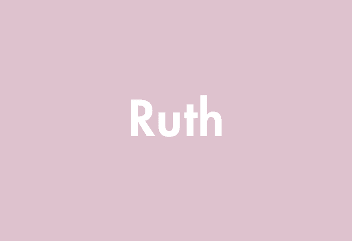Ruth meaning