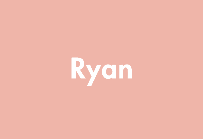 Ryan meaning