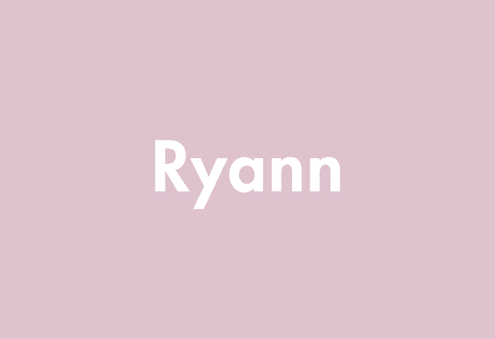 Ryann meaning