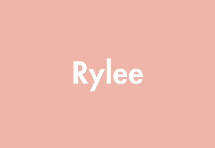 Rylee meaning