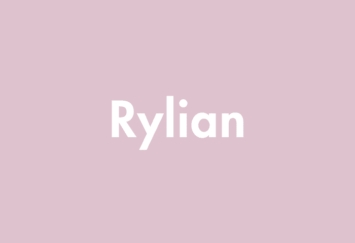 Rylian meaning