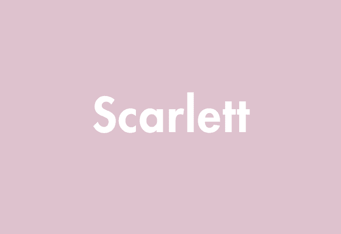 Scarlett meaning