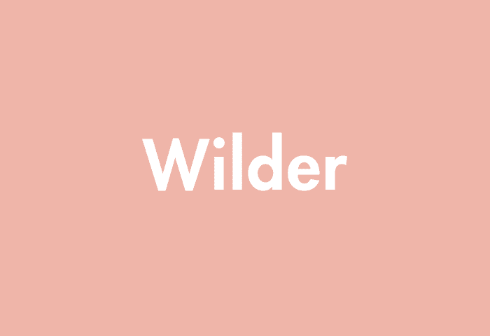 Wilder meaning